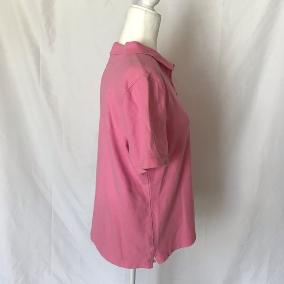 Liz Claiborne New York Pink Beautiful Collar Top - Picture 3 of 7
